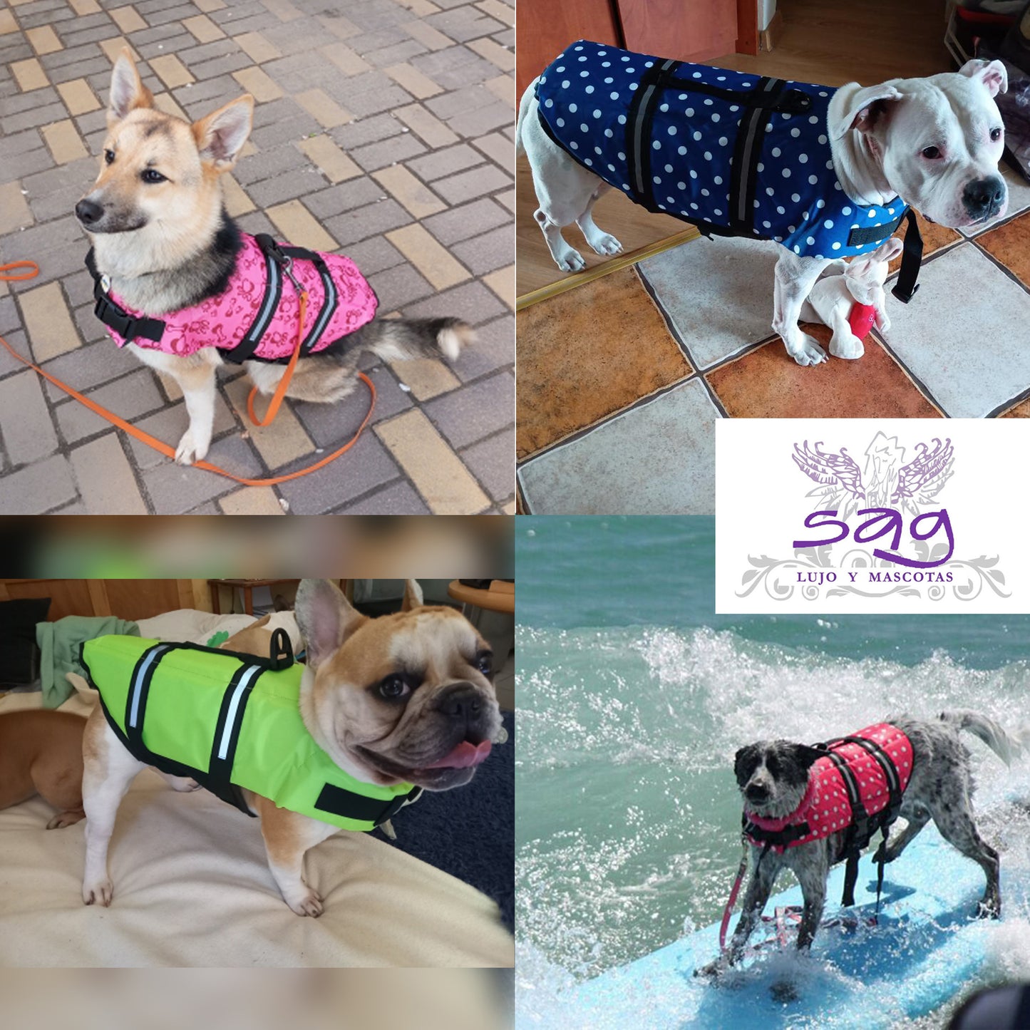 Summer-Ready Pet Life Jacket - Reflective & Adjustable