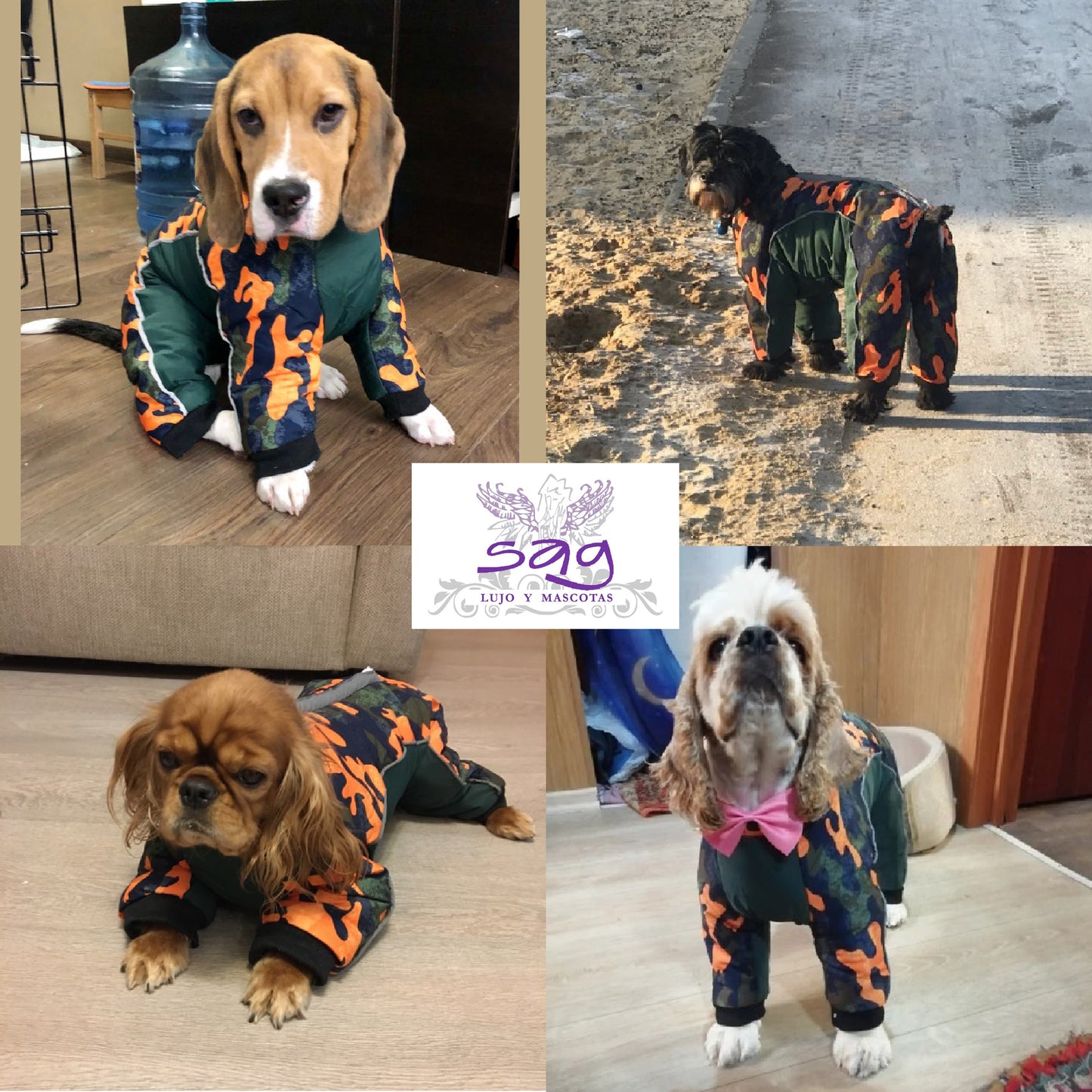 WATERPROOF THERMAL JUMPSUIT WITH FAKE SHEEP LINING FOR PETS || ENTERIZO TÉRMICO IMPERMEABLE CON FORRO CARNERO POLAR MASCOTA PERRO