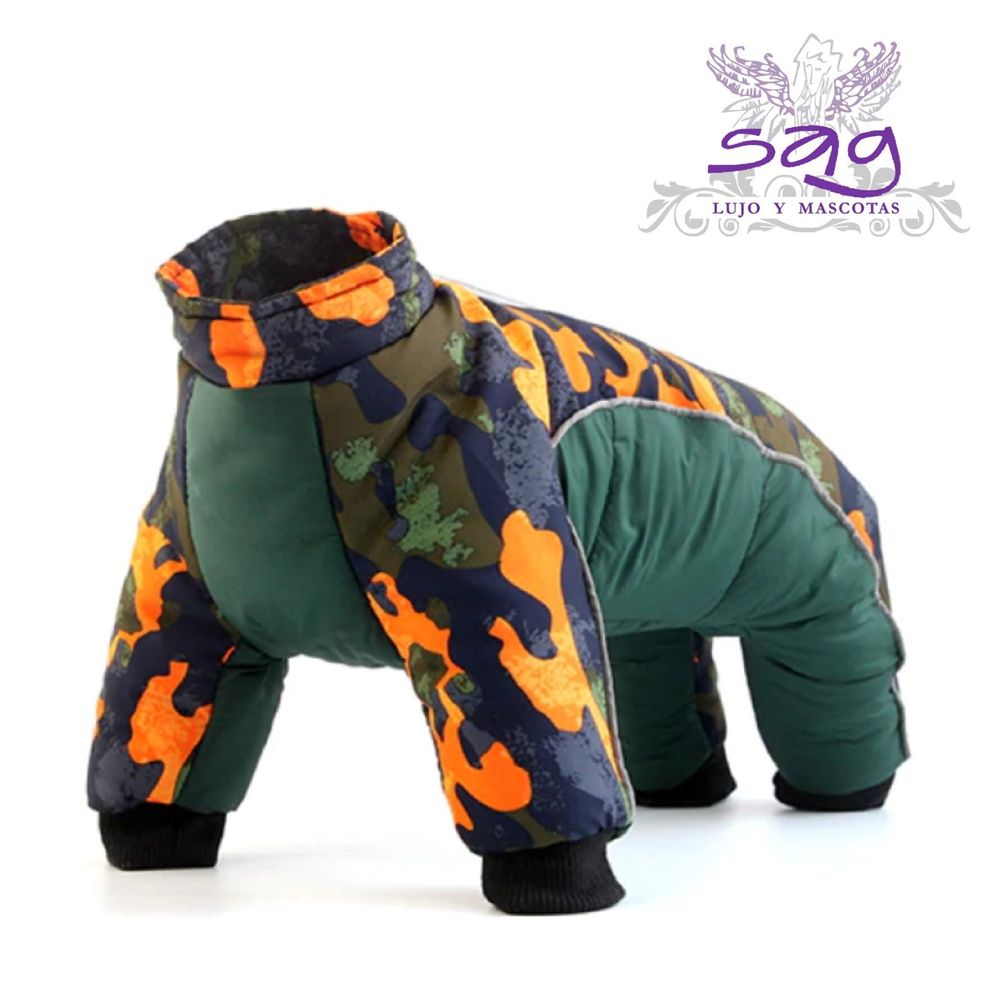 WATERPROOF THERMAL JUMPSUIT WITH FAKE SHEEP LINING FOR PETS || ENTERIZO TÉRMICO IMPERMEABLE CON FORRO CARNERO POLAR MASCOTA PERRO