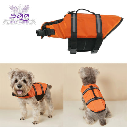 Summer-Ready Pet Life Jacket - Reflective & Adjustable