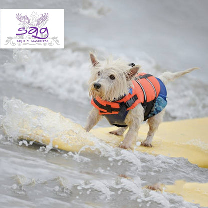 Summer-Ready Pet Life Jacket - Reflective & Adjustable
