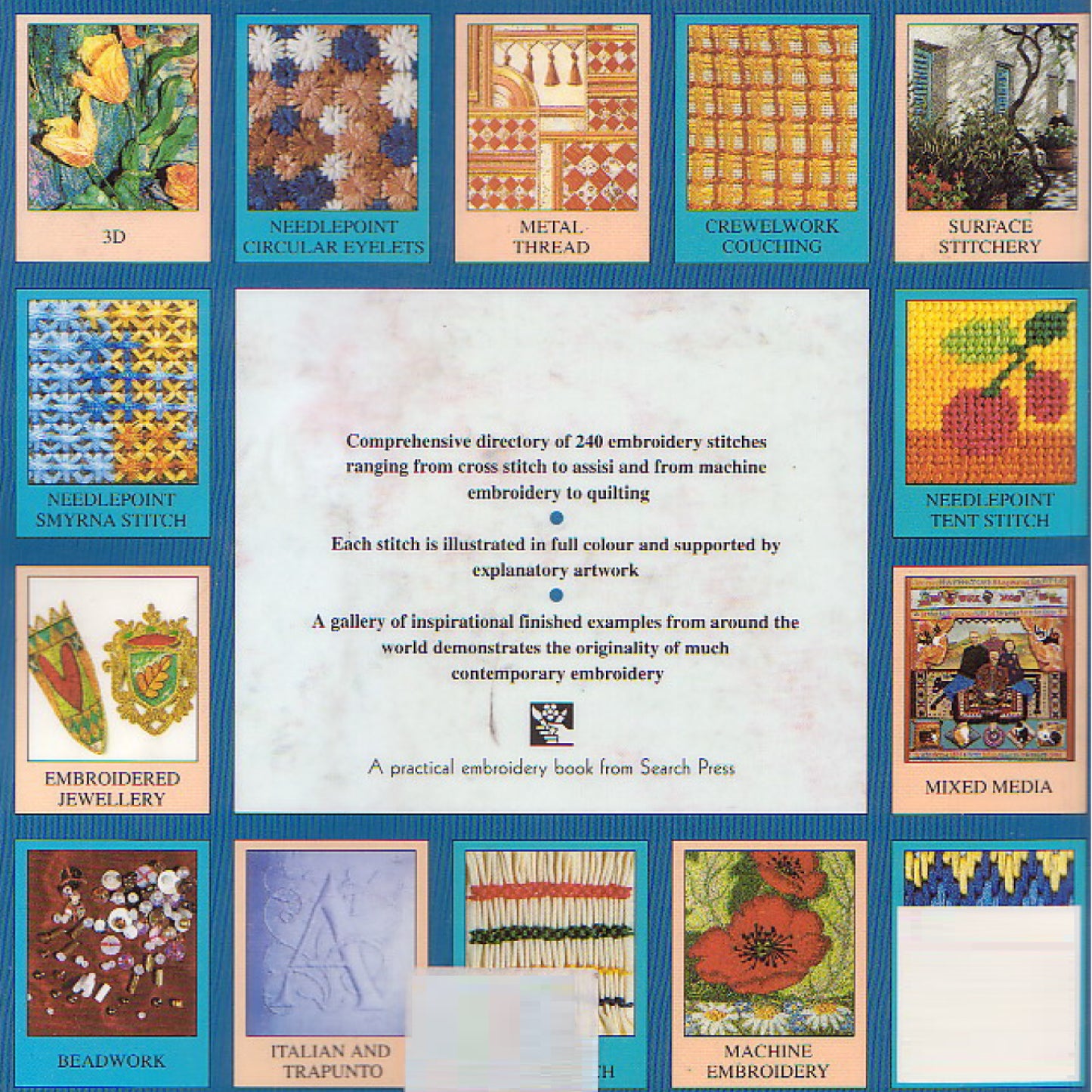 Encyclopedia Embroidery Techniques || E-Book Instant Download PDF files || ENCEMBTECH35