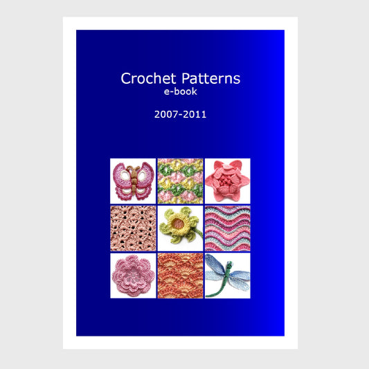 Crochet Hairpin Lace and Knitting patterns collection || E-Book Instant Download PDF files || CROHAILACKNIPATCOL25