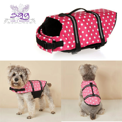 Summer-Ready Pet Life Jacket - Reflective & Adjustable