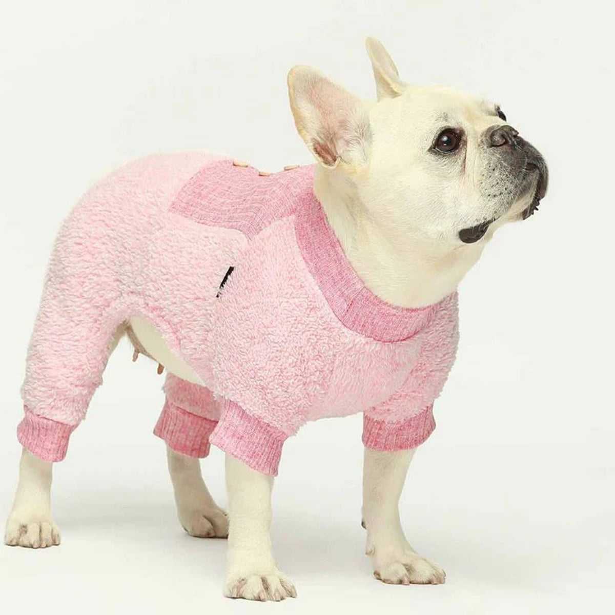 ENTERIZO ROSDO PARA PERRO GATO POLAR PELO LARGO ROPA ABRIGADORA MASCOTA – TALLA XXL