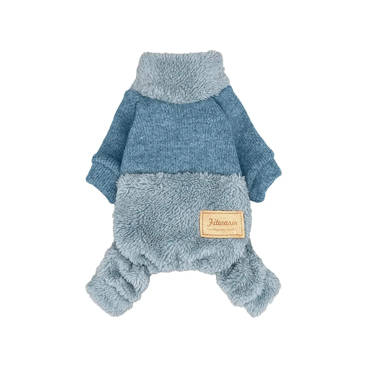 ENTERIZO CELESTE ROPA PARA PERRO GATO MASCOTA – TALLA XXL