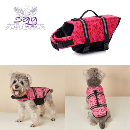 Summer-Ready Pet Life Jacket - Reflective & Adjustable