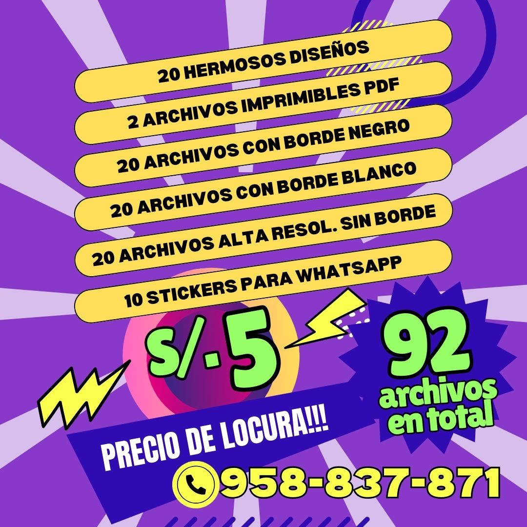 92 ARCHIVOS DIGITALES - 20 HERMOSOS DISEÑOS DE MARINERA NORTEÑA