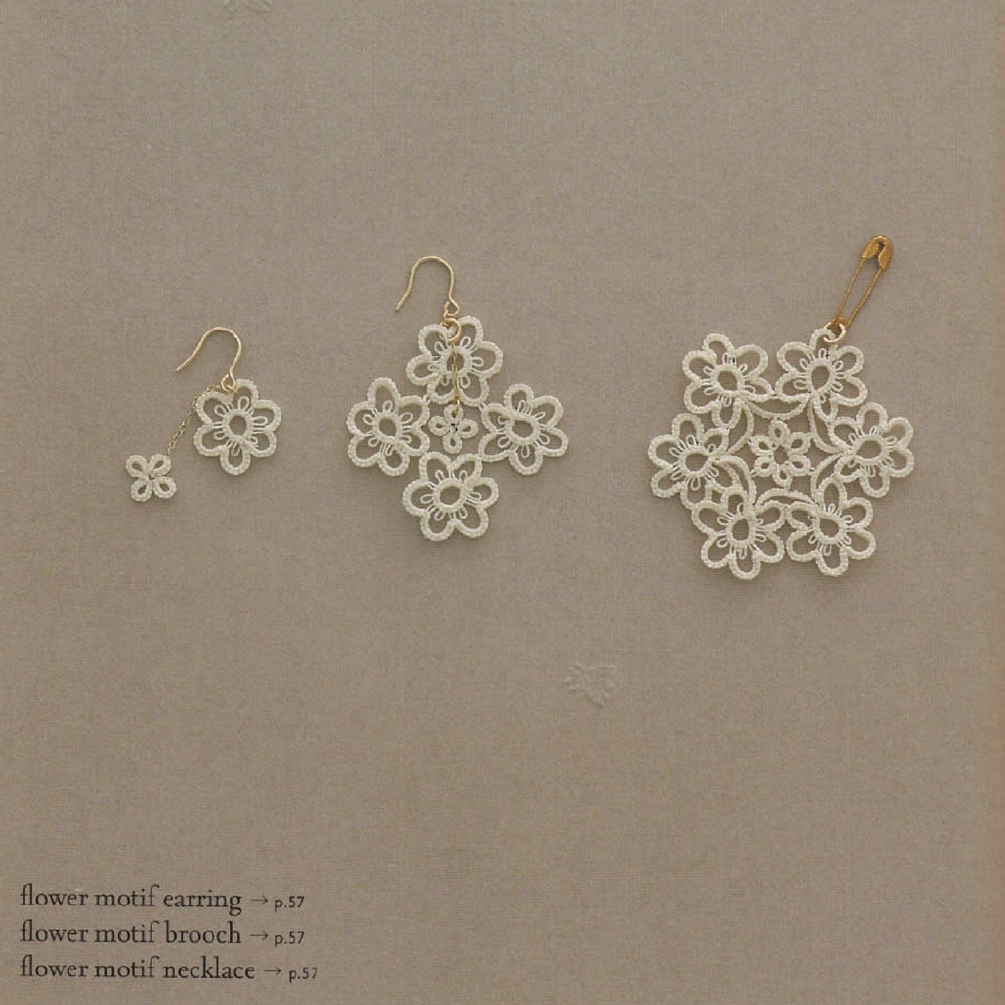 Tatting Lace Accessory Patterns || E-Book Instant Download PDF files || TATLACACCREC40