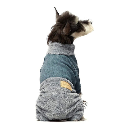ENTERIZO CELESTE ROPA PARA PERRO GATO MASCOTA – TALLA XXL