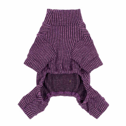 ENTERIZO PERRO MORADO ROPA ABRIGADORA MASCOTA PERRO GATO – TALLA L