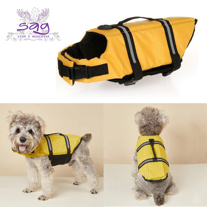 Summer-Ready Pet Life Jacket - Reflective & Adjustable