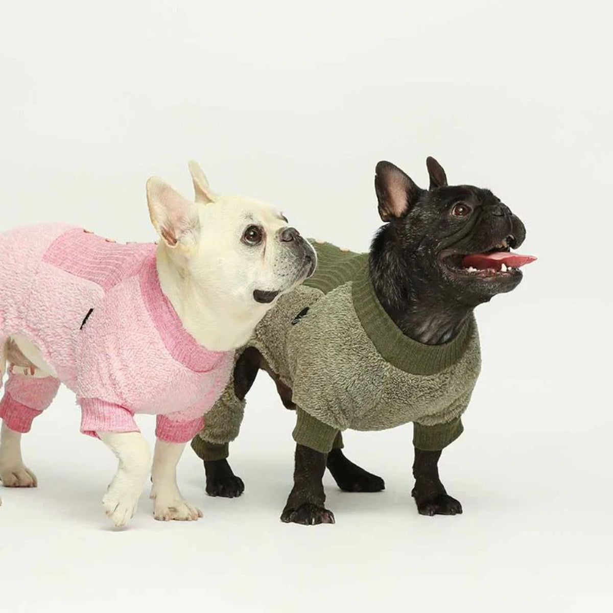ENTERIZO ROSDO PARA PERRO GATO POLAR PELO LARGO ROPA ABRIGADORA MASCOTA – TALLA XXL