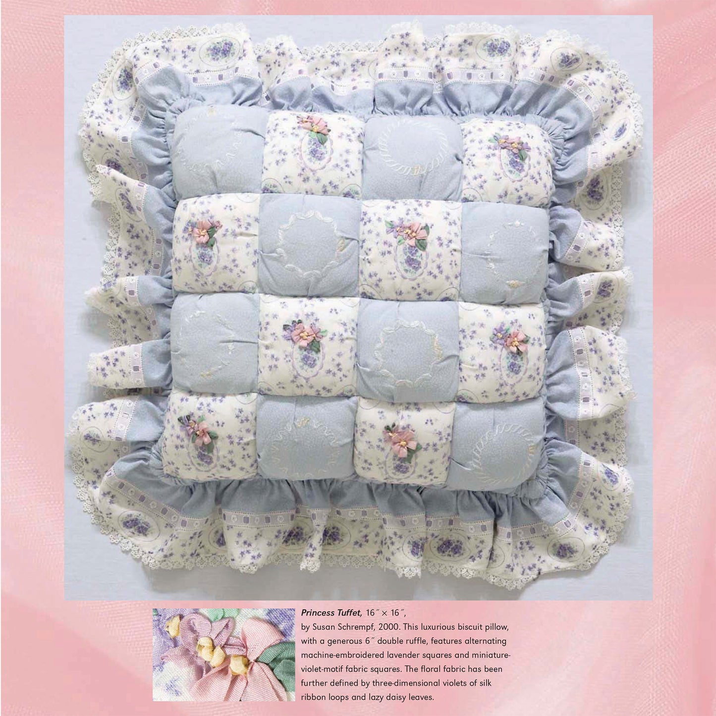 Silk Ribbon Embroidery by Machine Techniques for Beautiful Embellishments || E-Book Instant Download PDF files || SILRIBEMBBYMAC44