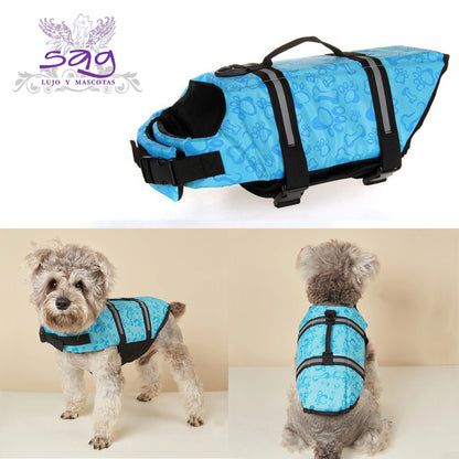 Summer-Ready Pet Life Jacket - Reflective & Adjustable