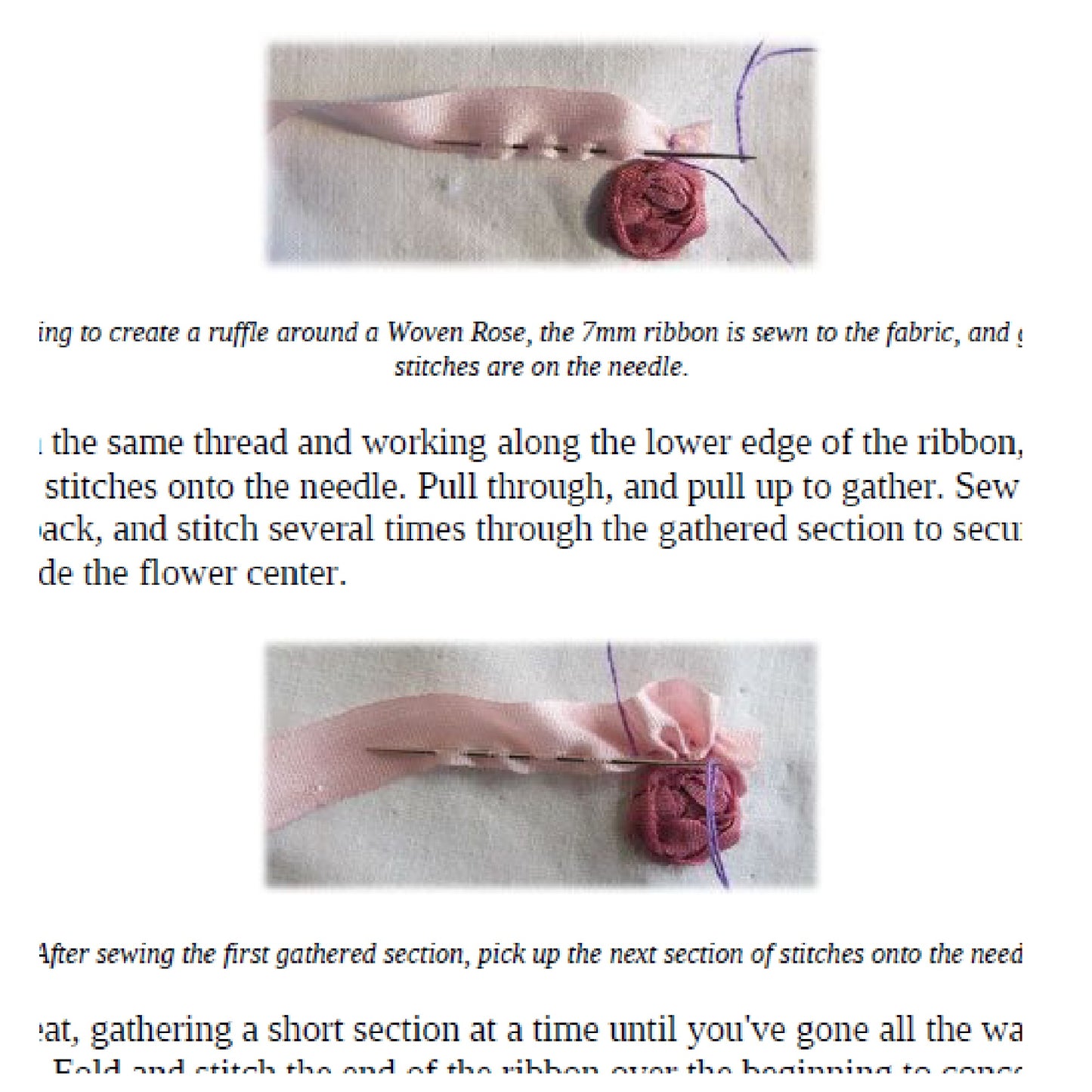 A Beginner's Guide of Silk Ribbon Embroidery || E-Book Instant Download PDF files || ABEGGUISILRIBEMB36