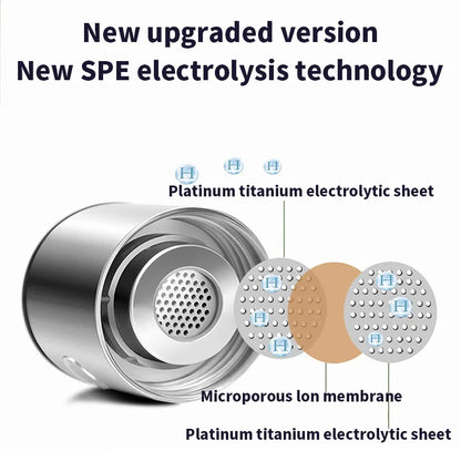 USB-Powered Hydrogen Water Cup – Titanium Filter for Ultimate Health